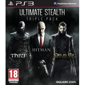 Ultimate Stealth Triple Pack (Thief/ Hitman Absolution/ Deus Ex Human Revolution) PS3 Game Ultimate Stealth Triple Pack (Thief/ Hitman Absolution/ Deus Ex Human Revolution) PS3 Game